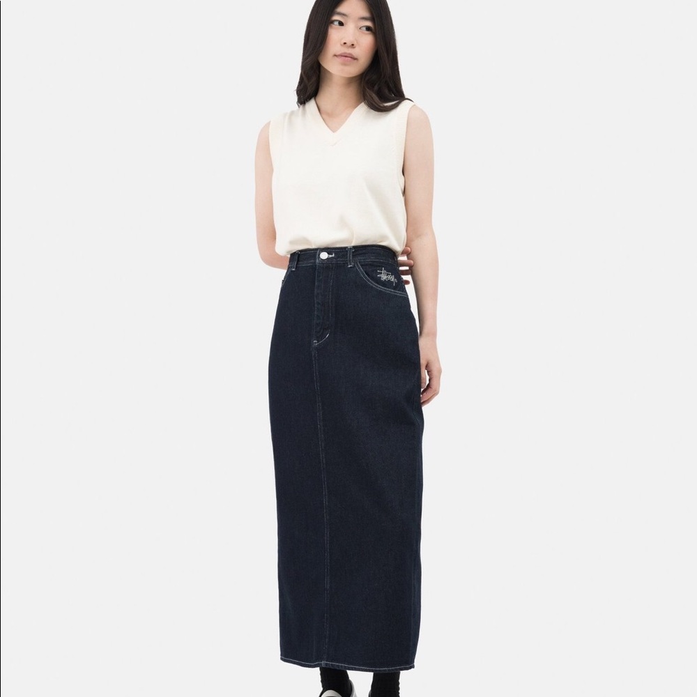 Stussy Graham Denim Skirt Size 3